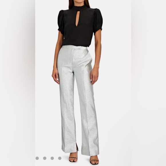 🆕 3.1 PHILLIP LIM
Metallic Lamé Wide-Leg Trousers size 0 - Picture 1 of 10